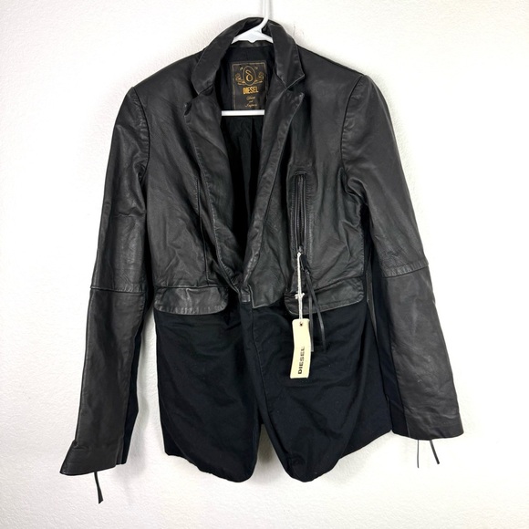 Diesel Jackets & Blazers - Diesel Black Leather Women's Jacket size S